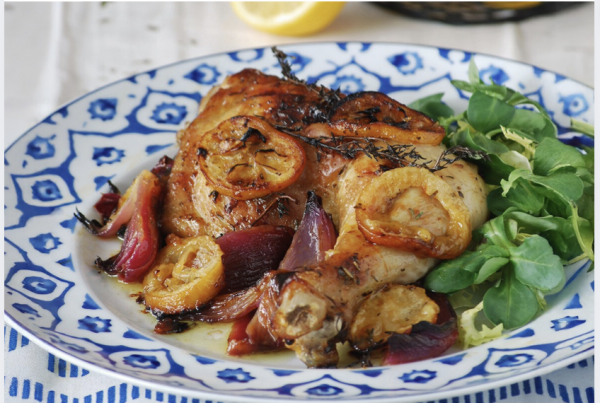 Sábado de receta: Pollo al horno con limón